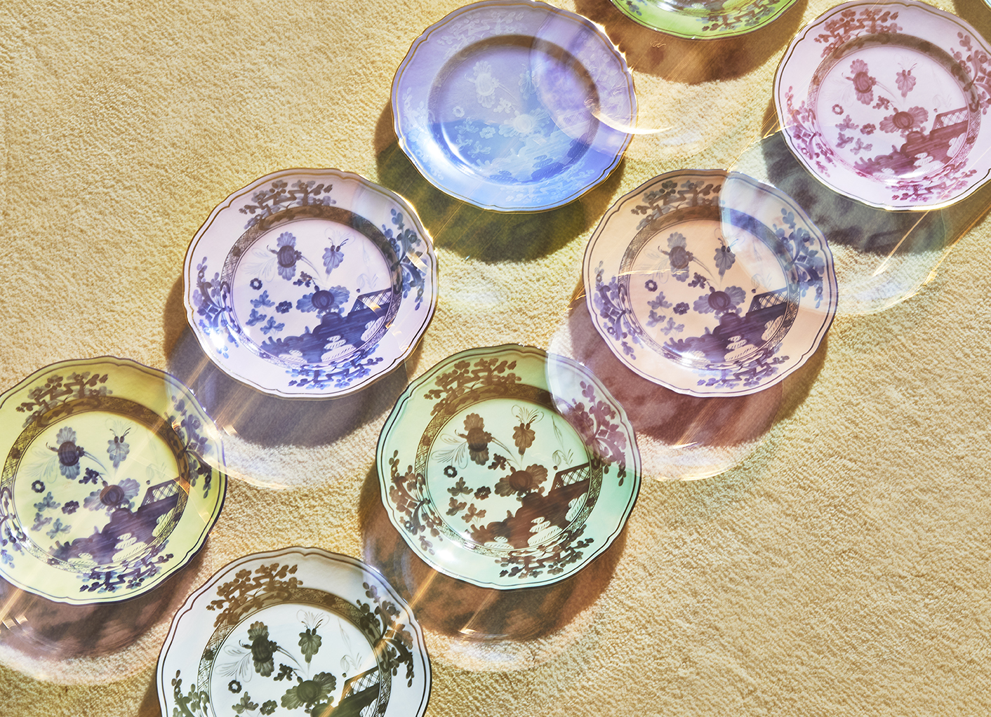 Dinner plate Oriente Italiano Albus GINORI 1735